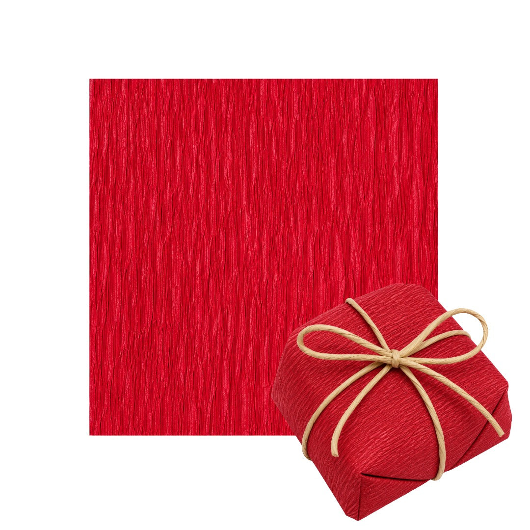 Hojas de papel crepé para envolver Bem Casados 15cm x 15cm rojo (40 hojas)