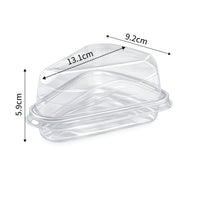 Thumbnail for Cake Slice Container with Separate Lid – 18.6 oz (550 ml) – Pack of 10