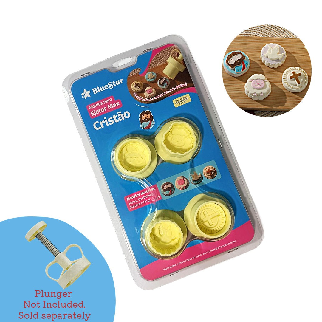 Brigadeiro ejector mold (Christian-themed designs) – BlueStar (8 pcs Set)