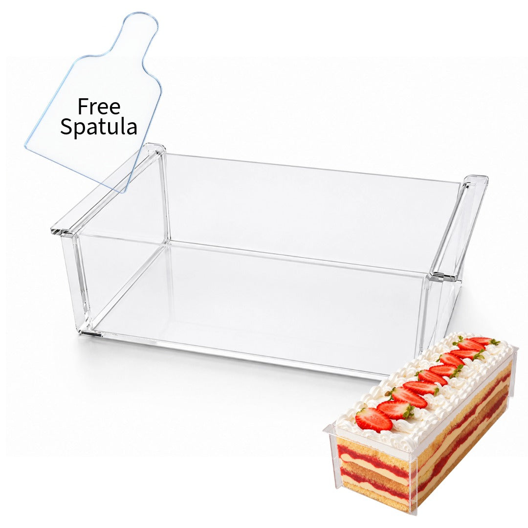 Molde acrílico para exhibición de tortas – 30 × 10 × 10 cm