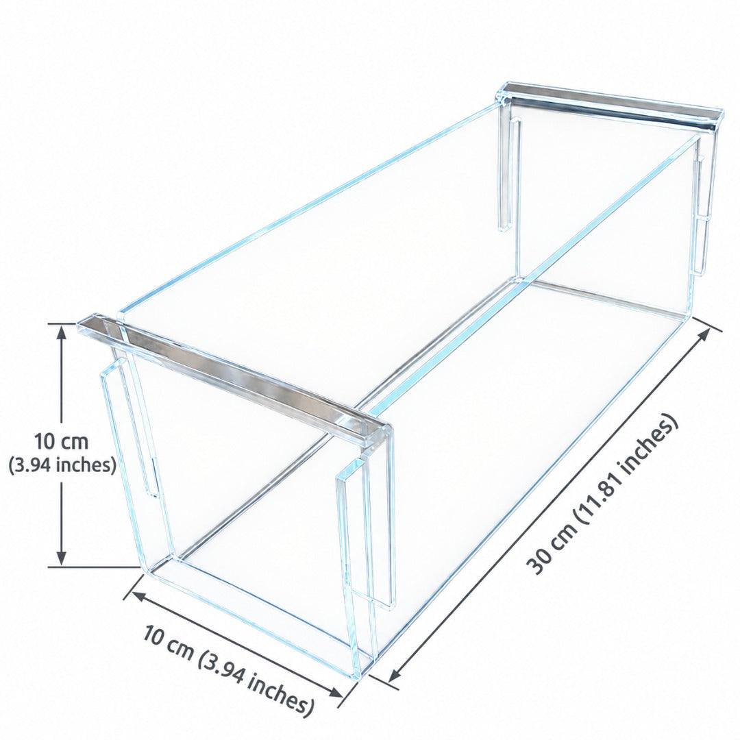 Molde acrílico para exhibición de tortas – 30 × 10 × 10 cm