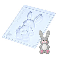 Thumbnail for Molde de chocolate 3 partes Conejo de Pascua 3D (Porto Formas)