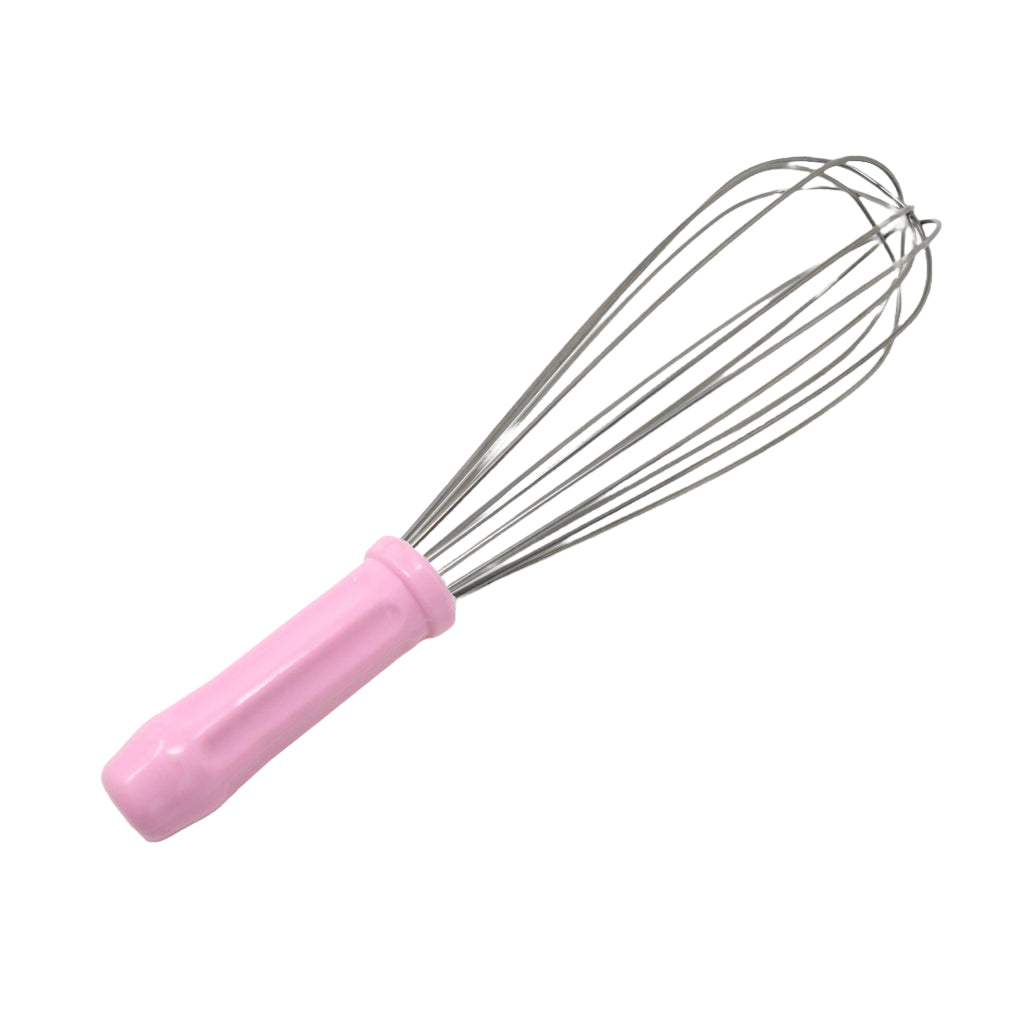 Heavy-Duty Professional Whisk for Cooking 30cm Baby Pink