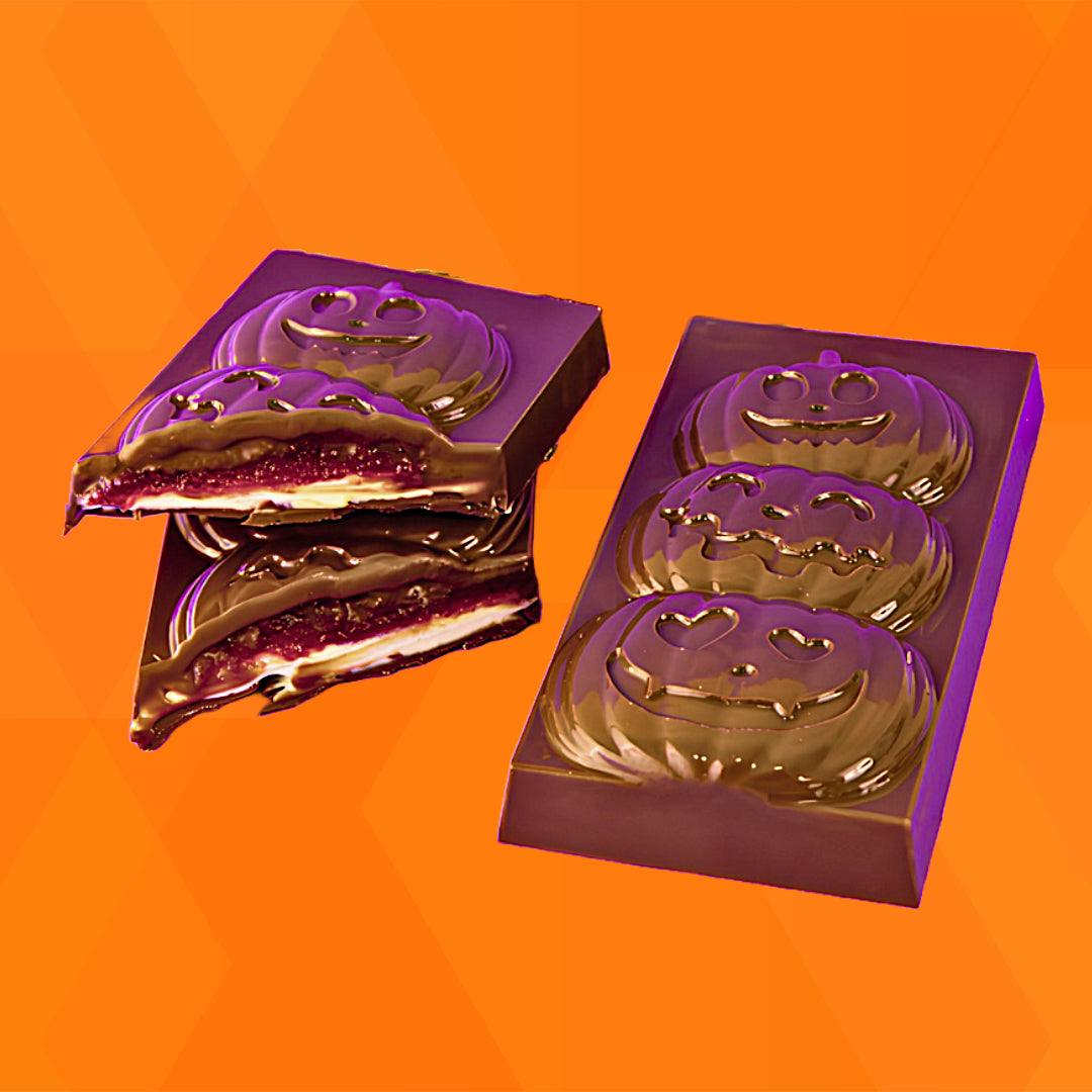 Pumpkin Detailing Bar 3-Part Chocolate Mold (BWB)