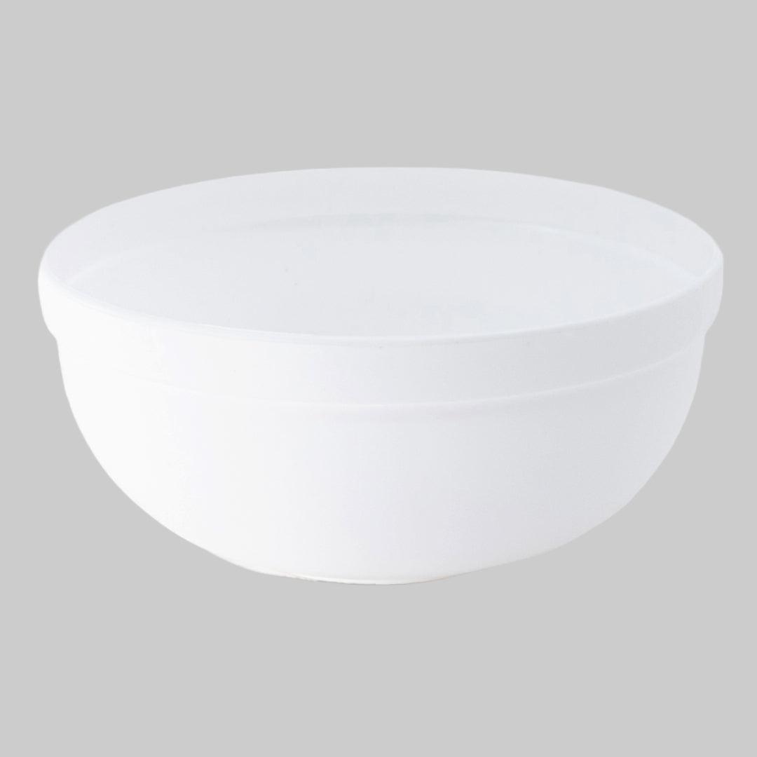 Plastic Mini Bowl 270ml Capacity (5-Pack) White