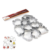 Thumbnail for Christmas Theme Assorted Cookie Cutter Set of 10pcs - ViaCheff.com