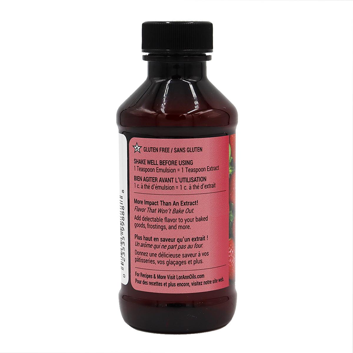 Strawberry Emulsion 4 fl oz (118ml) - ViaCheff.com