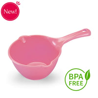 Thumbnail for Plastic Mixing Bowl with Handle 6.3 Cups (Pink) - ViaCheff.com