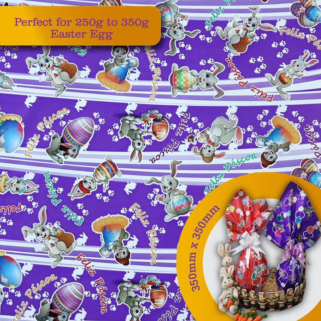 Wrapping Paper for 250g to 350g Easter Egg - 5 pack. Model #100557 - ViaCheff.com