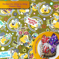 Thumbnail for Wrapping Paper for 250g to 350g Easter Egg - 5 pack. Model #100561 - ViaCheff.com
