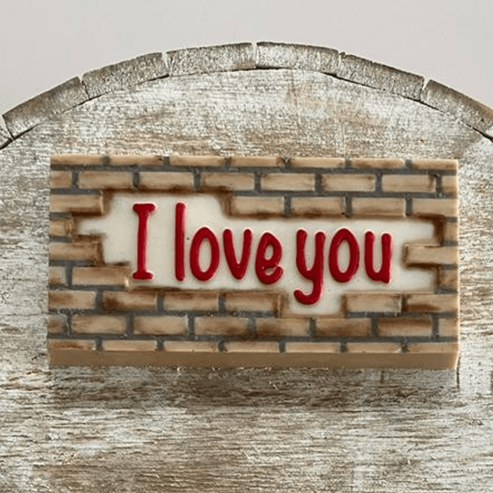 I Love You Brick Bar 3-Part Chocolate Mold (BWB) - ViaCheff.com