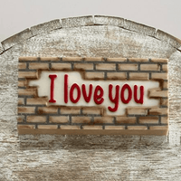 Thumbnail for I Love You Brick Bar 3-Part Chocolate Mold (BWB) - ViaCheff.com
