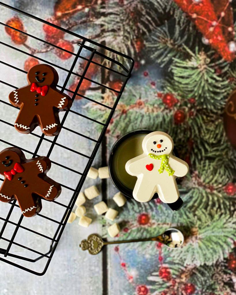 Gingerbread Men 3-Part Chocolate Mold (BWB) - ViaCheff.com