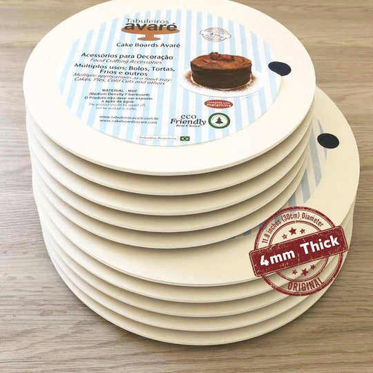 Cake Board Round 16" Silver 1/2" Thick Pack Of 6 | McCall's