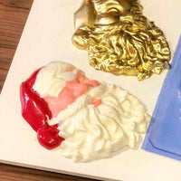 Thumbnail for Large Santa Claus Face Chocolate Mold - ViaCheff.com