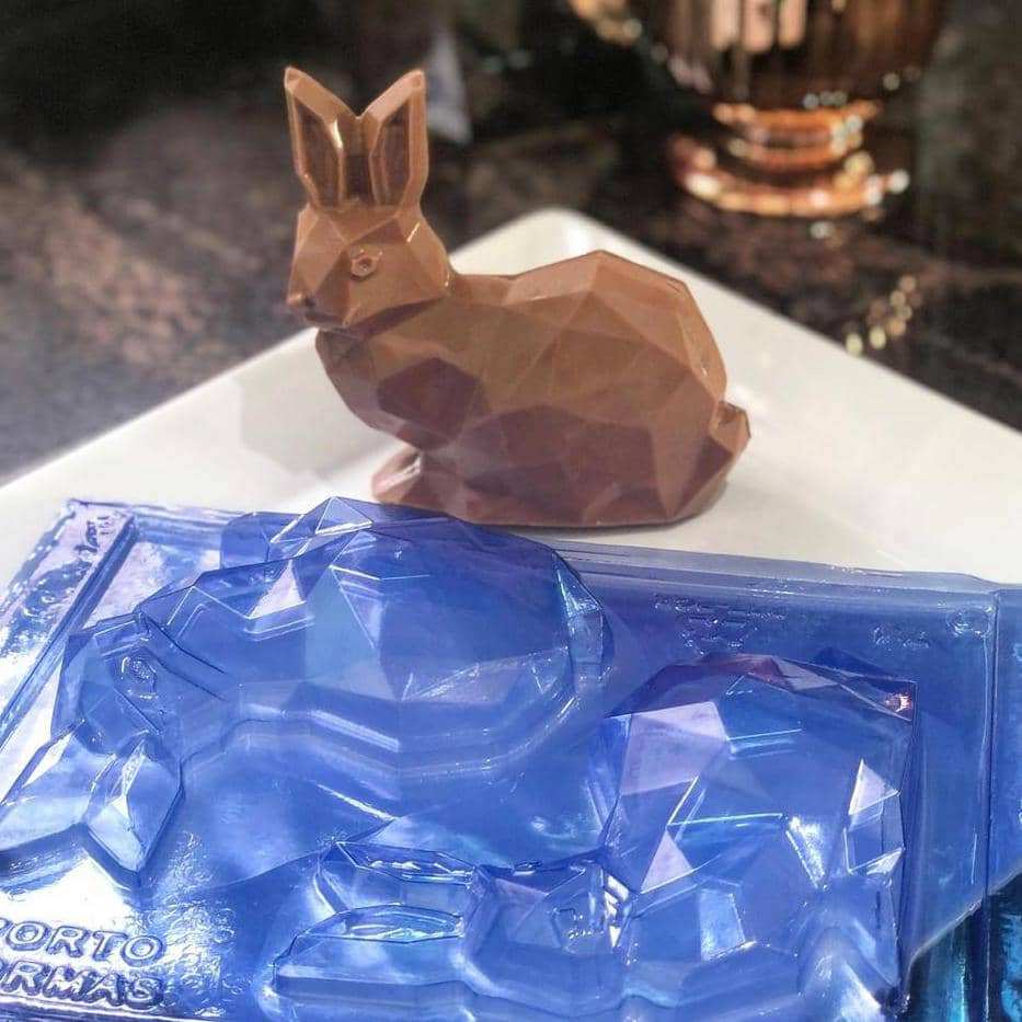 Diamond Easter Bunny Chocolate Mold - ViaCheff.com