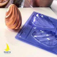Thumbnail for Spiral Easter Egg Chocolate Mold (200g Shell) - ViaCheff.com