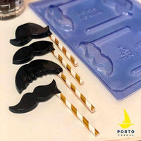 Thumbnail for Mustache Lollipops Chocolate Mold - ViaCheff.com