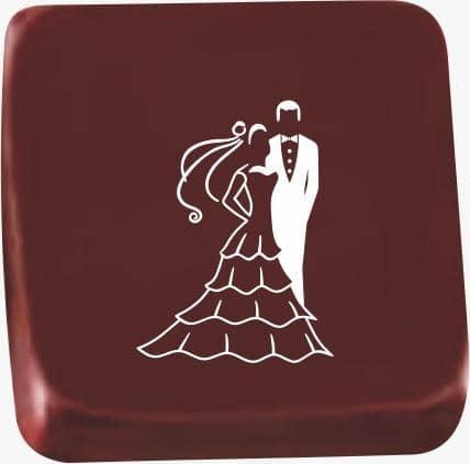 Wedding 1  - Transfer Sheet For Chocolate 29 x 39 (cm) - ViaCheff.com