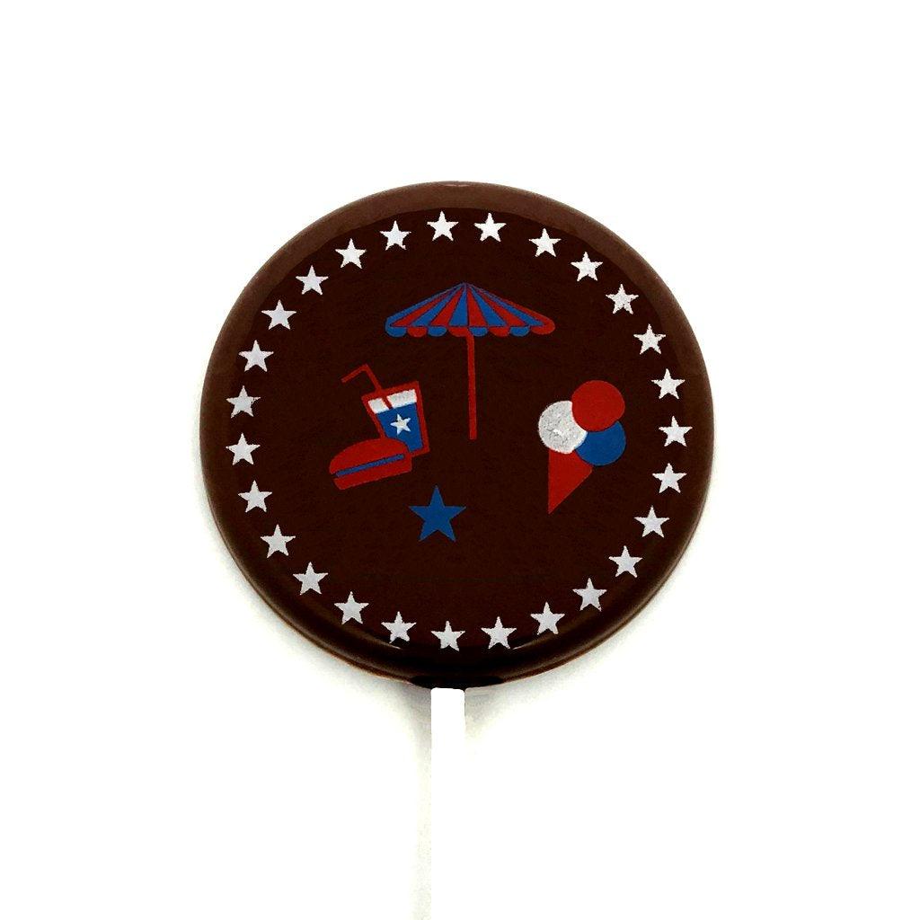 Patriotic Lollipops Chocolate Transfer Mold (5 Designs) - ViaCheff.com