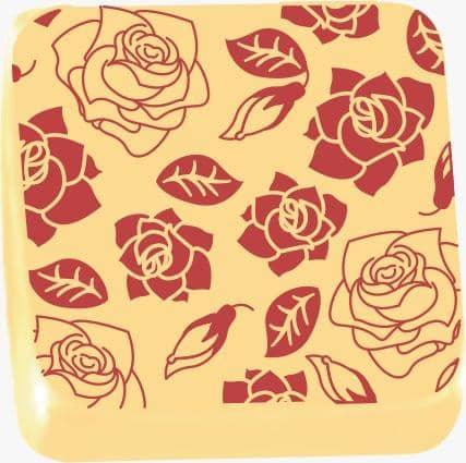 Floral Pattern 7  - Transfer Sheet For Chocolate 29 x 39 (cm) - ViaCheff.com