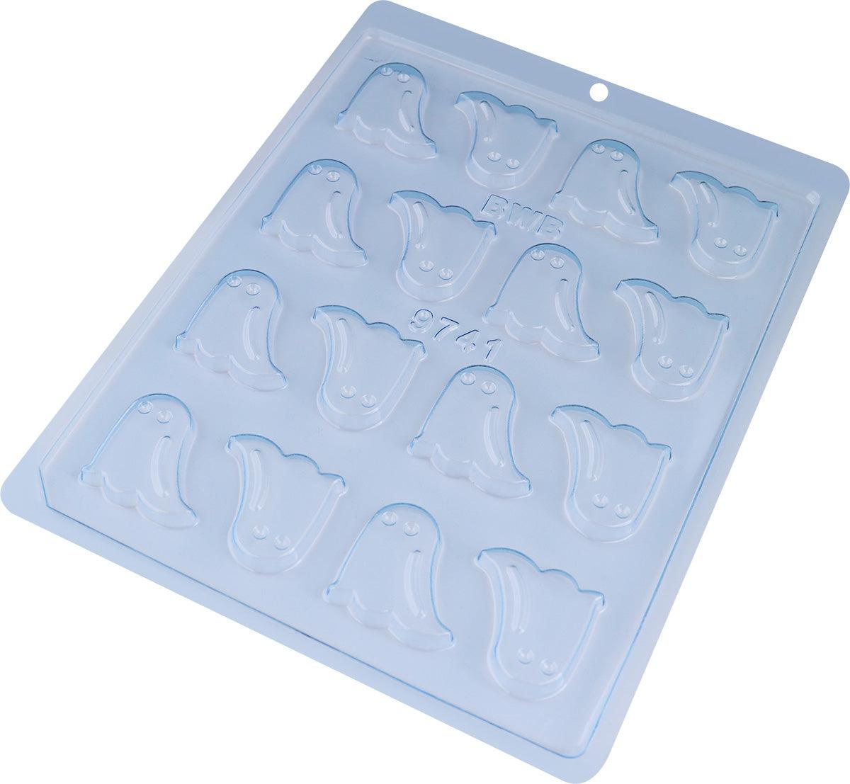 Small Ghost Standard Chocolate Mold (BWB) - ViaCheff.com