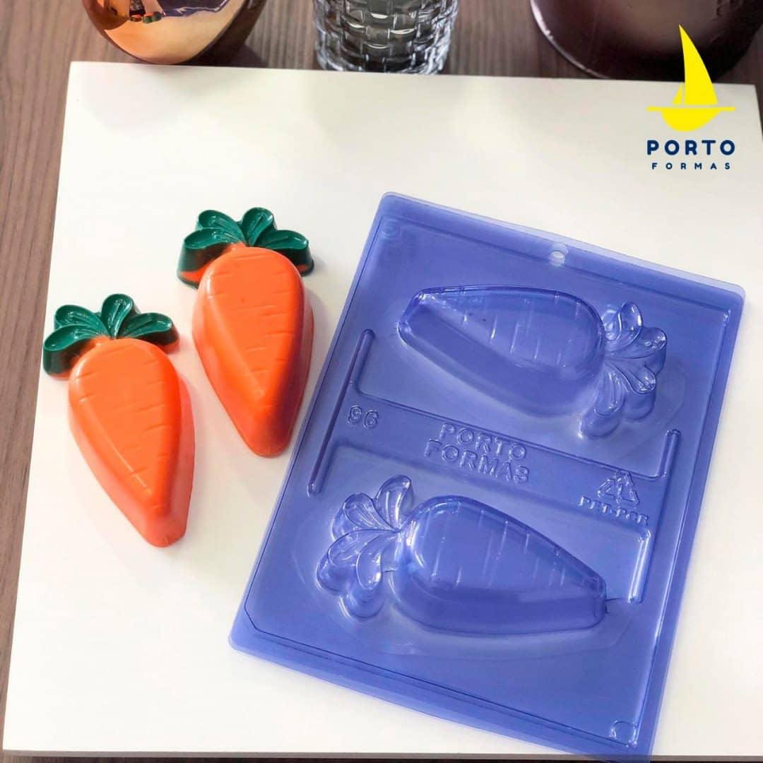 3D Easter Carrot Chocolate Mold - ViaCheff.com
