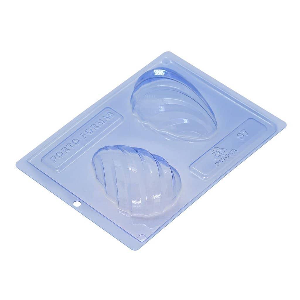 Spiral Easter Egg Chocolate Mold (200g Shell) - ViaCheff.com