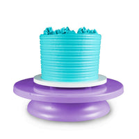 Thumbnail for Solid Lavender Plastic Cake Turntable  - 29cm (11.5 Inches) - ViaCheff.com