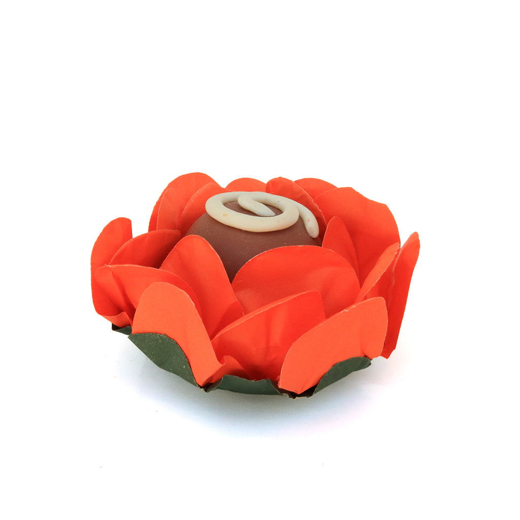Bright Orange Mini Rose Flower - 40 pack