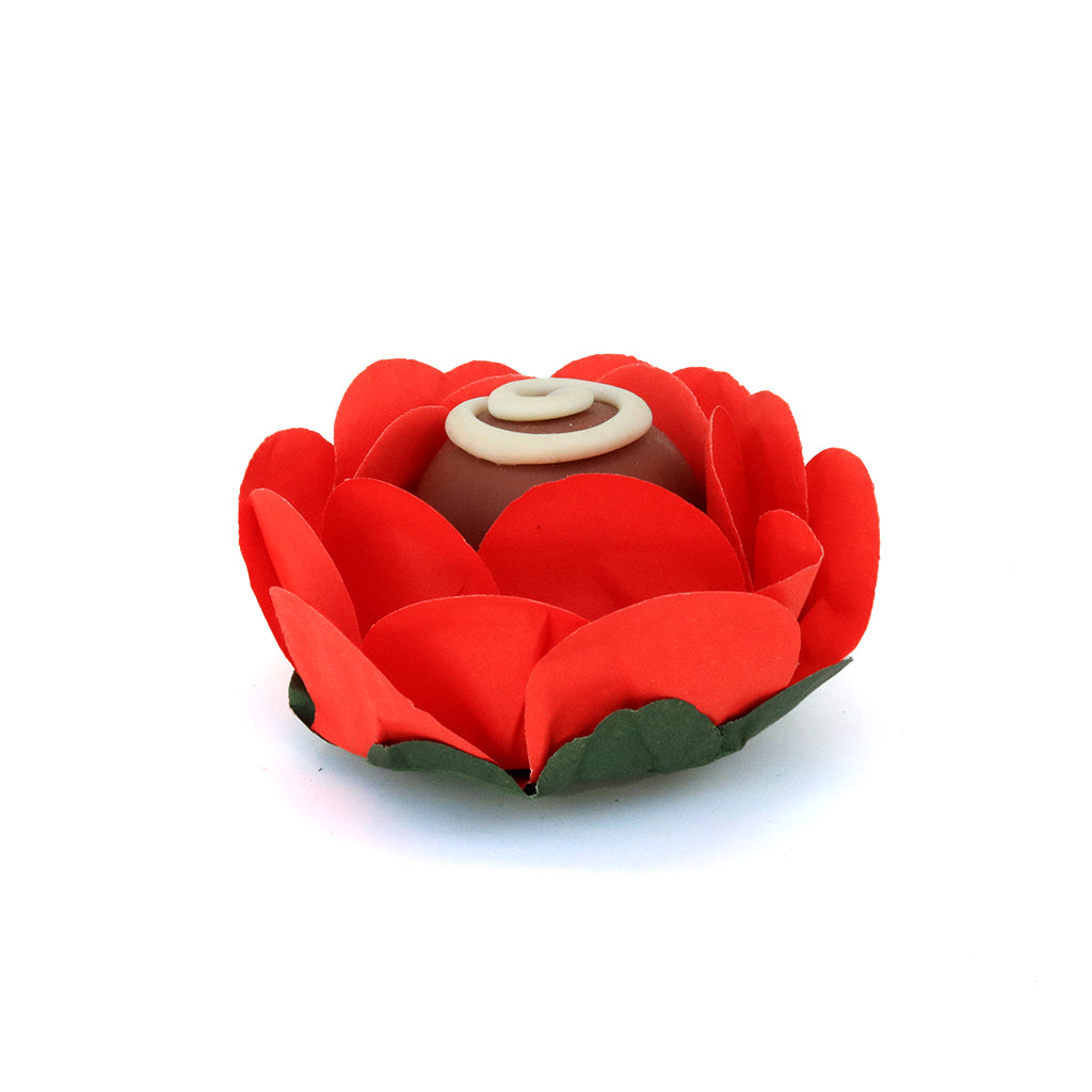Bright Red Mini Rose Flower - 40 pack
