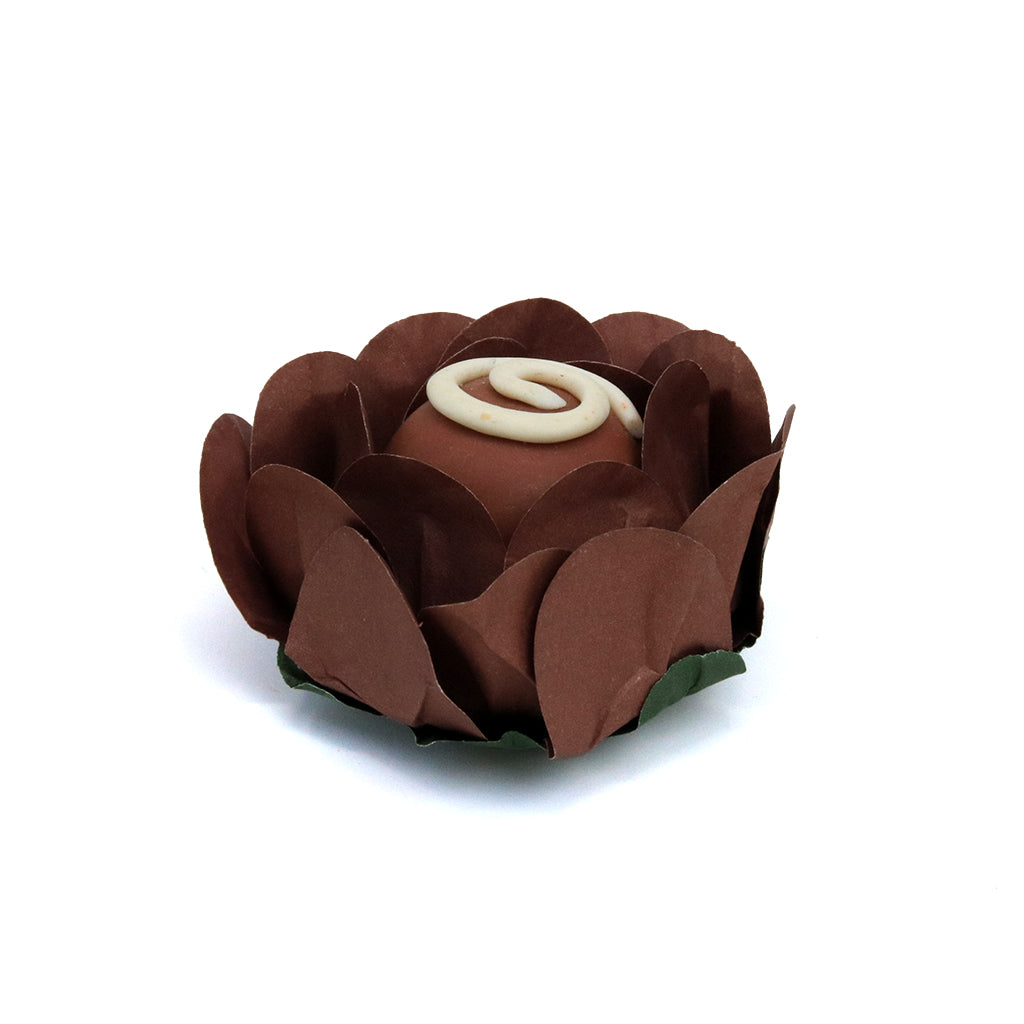 Brown Mini Rose Flower - 40 pack