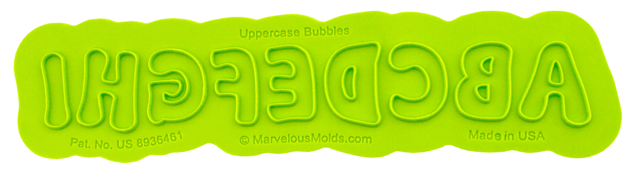 Bubble Uppercase Flexabet Letters - ViaCheff.com
