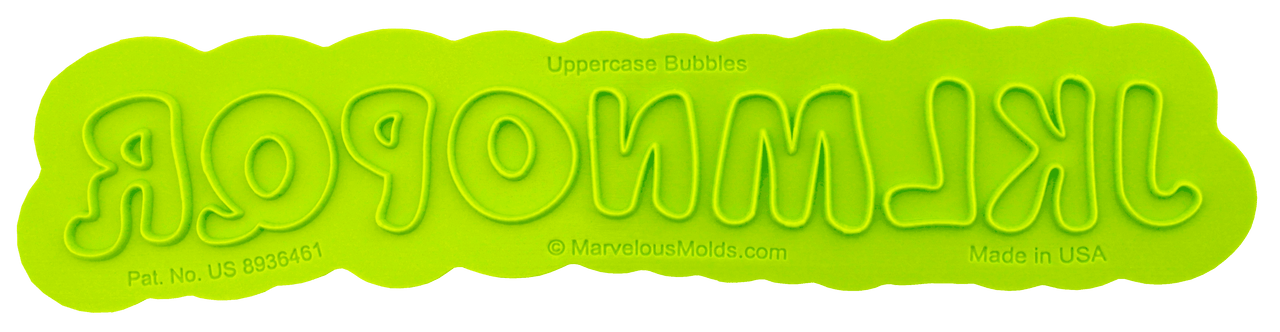 Bubble Uppercase Flexabet Letters - ViaCheff.com