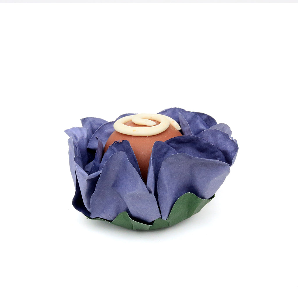 Dark Gray Mini Rose Flower - 40 pack