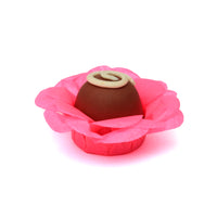 Thumbnail for Neon Pink Ruffles Silky Flower - 40 pack