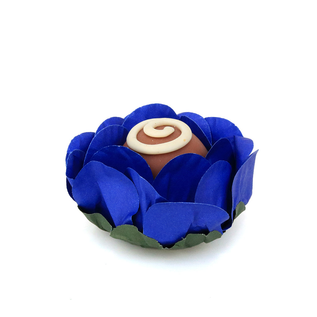 Navy Blue Mini Rose Flower - 40 pack