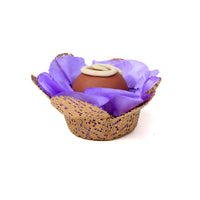 Thumbnail for Purple Lady / Gold Tela Flower - 50 pack