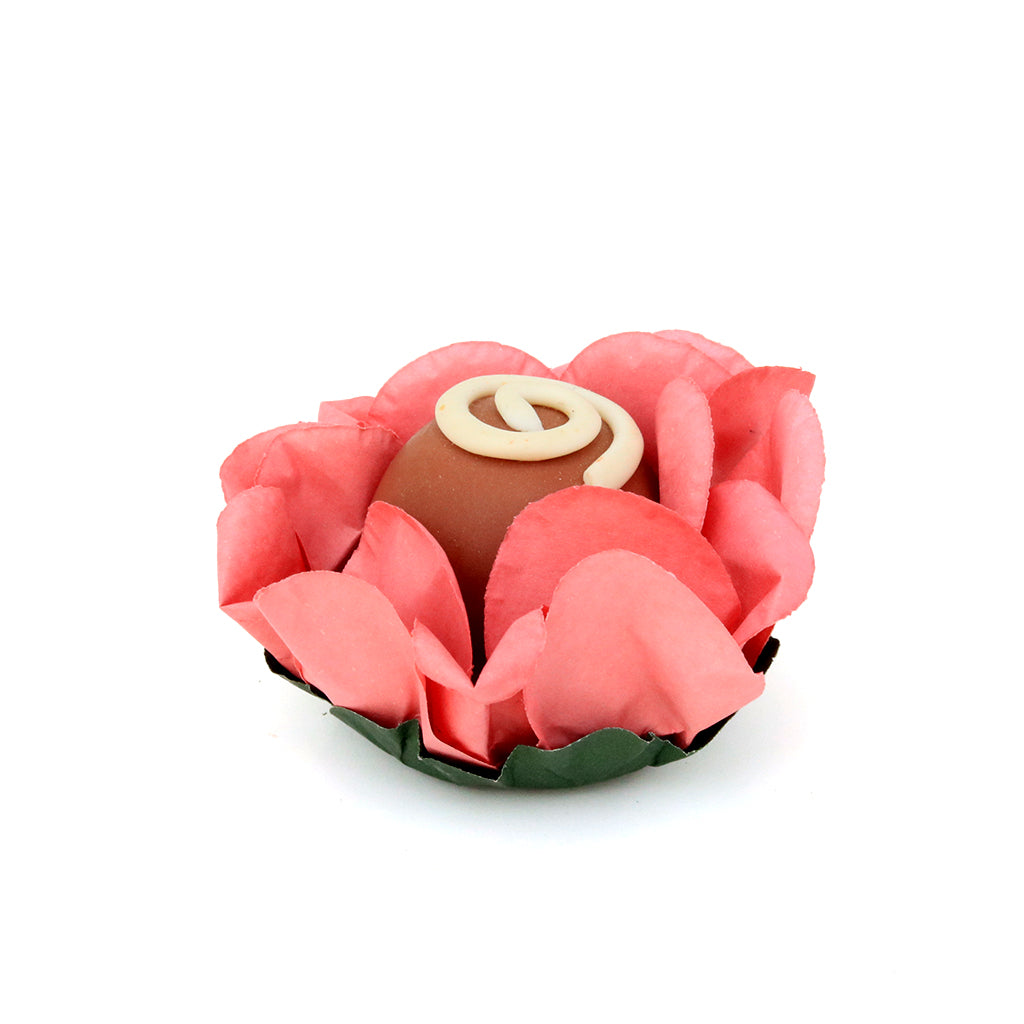 Rose Gold Matte Mini Rose Flower - 40 pack