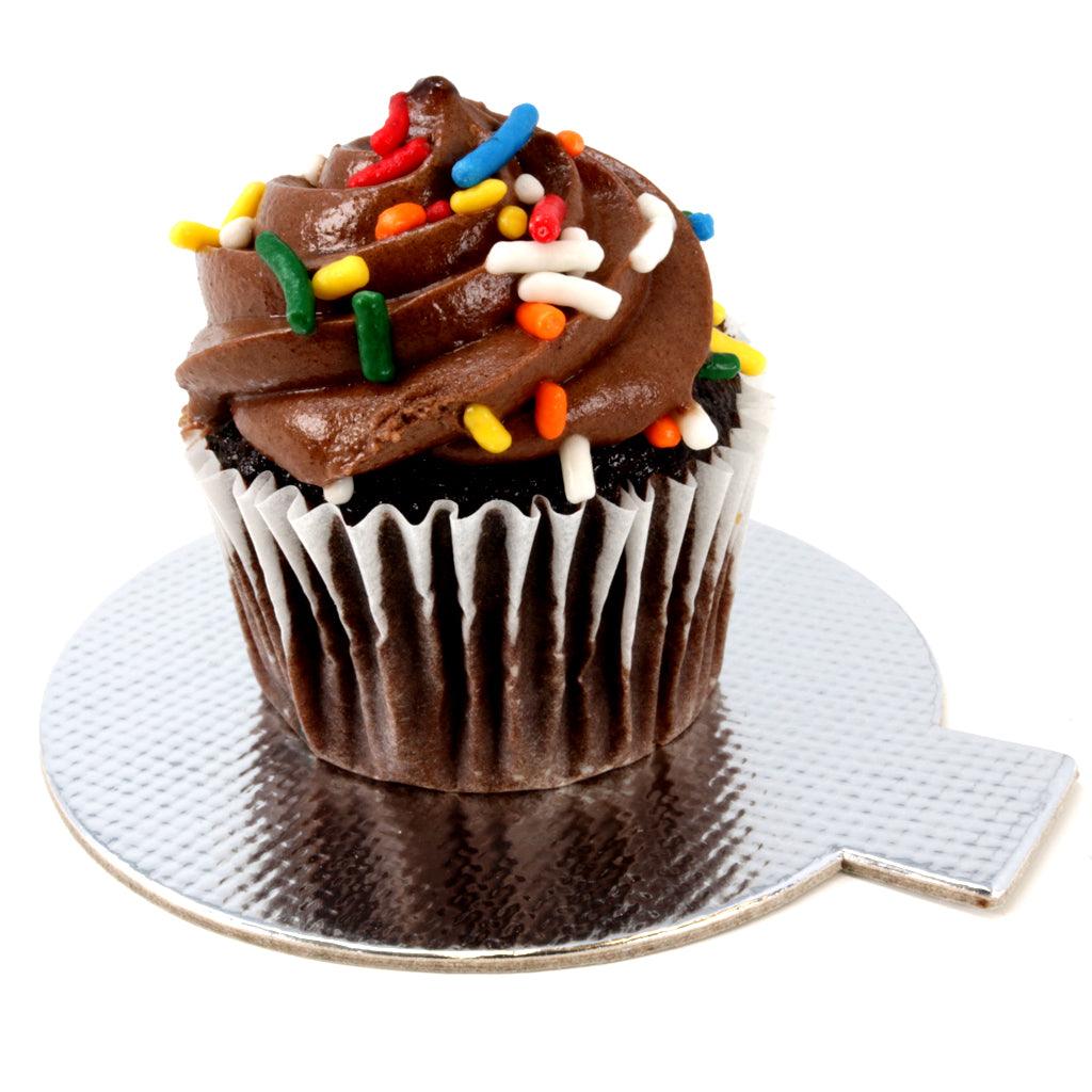 Mini Round Silver Classic Cake Board 2.9" (7.5cm) 25 Count. - ViaCheff.com
