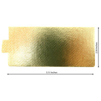 Thumbnail for Mini Rectangular Gold Classic Cake Board 5.1