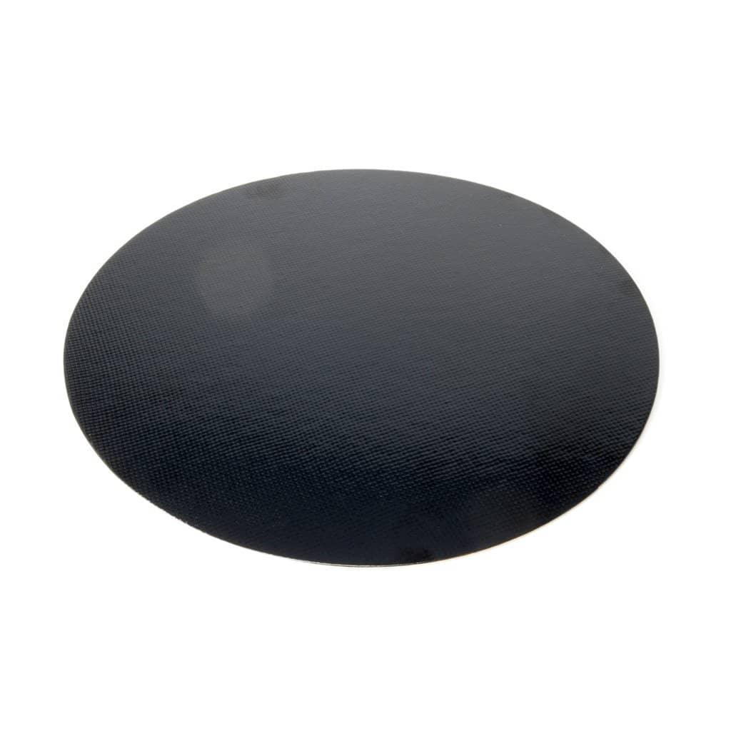 Round Black Laminated Cake Board 12.2" (31cm) 5-Pack - ViaCheff.com