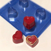 Thumbnail for Small Detailed Heart Truffle Chocolate Mold - ViaCheff.com