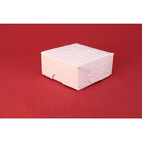 Thumbnail for Ornamental Box For Bem-Casados (White Floral Embossed Paper) - ViaCheff.com
