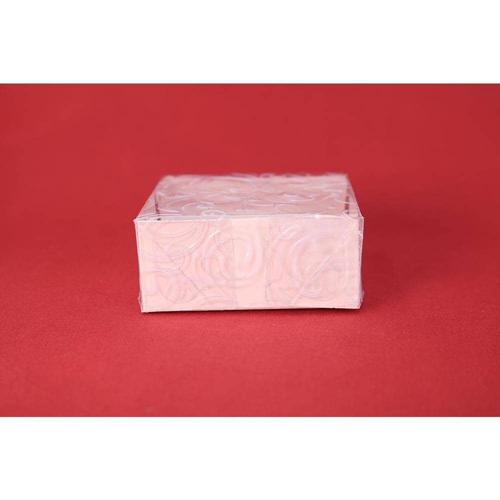 Ornamental Box For Bem-Casados (White Embossed Clear Cover) - ViaCheff.com