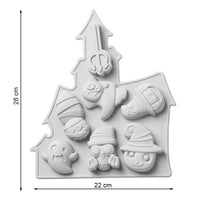 Thumbnail for Haunted House Halloween Silicone Mold with Assorted Shapes - ViaCheff.com