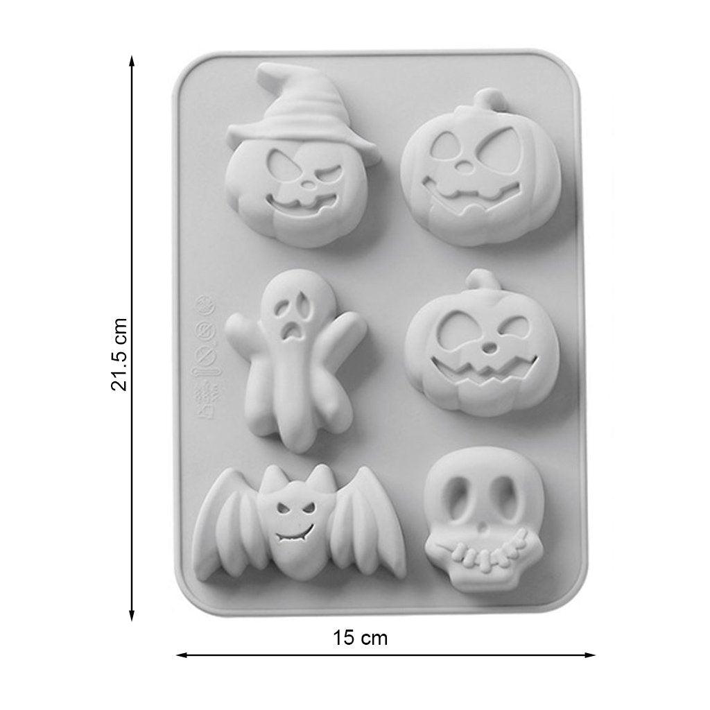 Halloween Silicone Mold with 6 Freaky Shapes - ViaCheff.com
