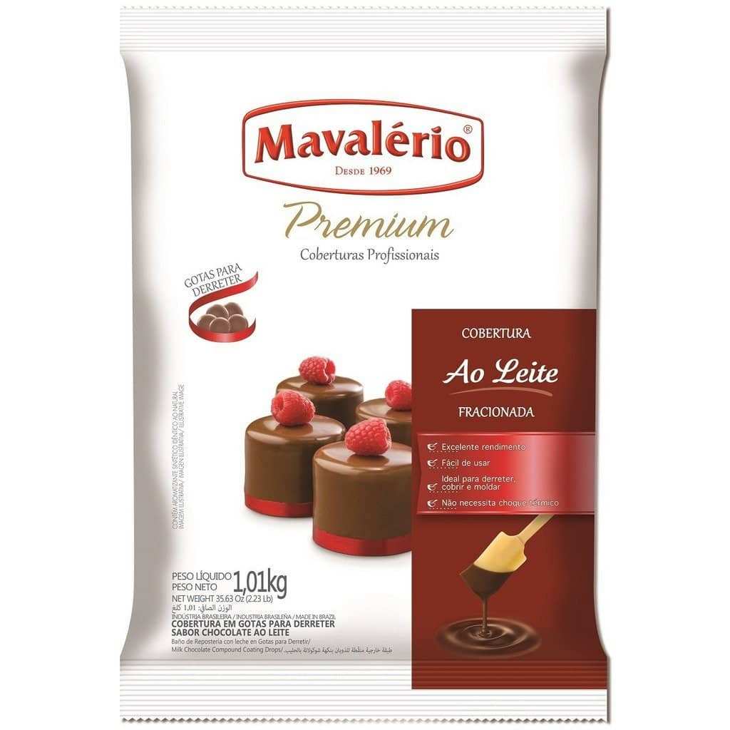 Premium Milk Chocolate Coating - Melting Wafers 1.01kg (2.23 lb) - ViaCheff.com