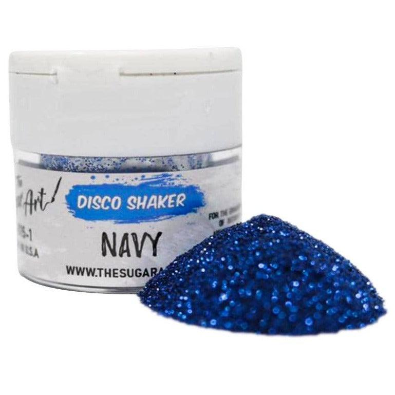 Navy Blue Glitter "Disco Shakers" - ViaCheff.com