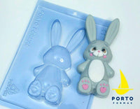Thumbnail for 3D Easter Bunny 3-Part Chocolate Mold (Porto Formas) - ViaCheff.com
